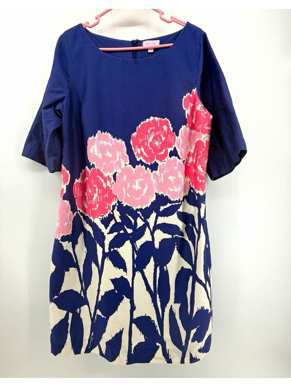 Lilly Pulitzer Shauna Tunic Shift Dress Bell Sleeve Knee 14